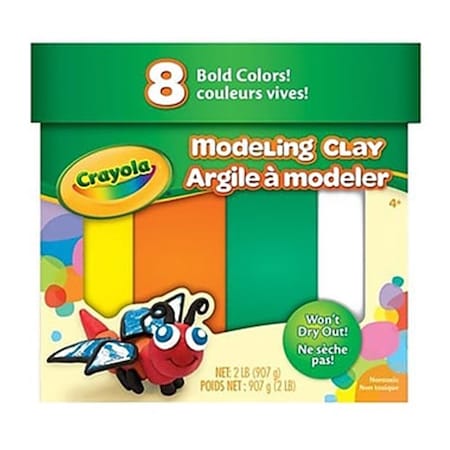 Crayola Modeling Clay 8 Bold Colors Pack 57-0315